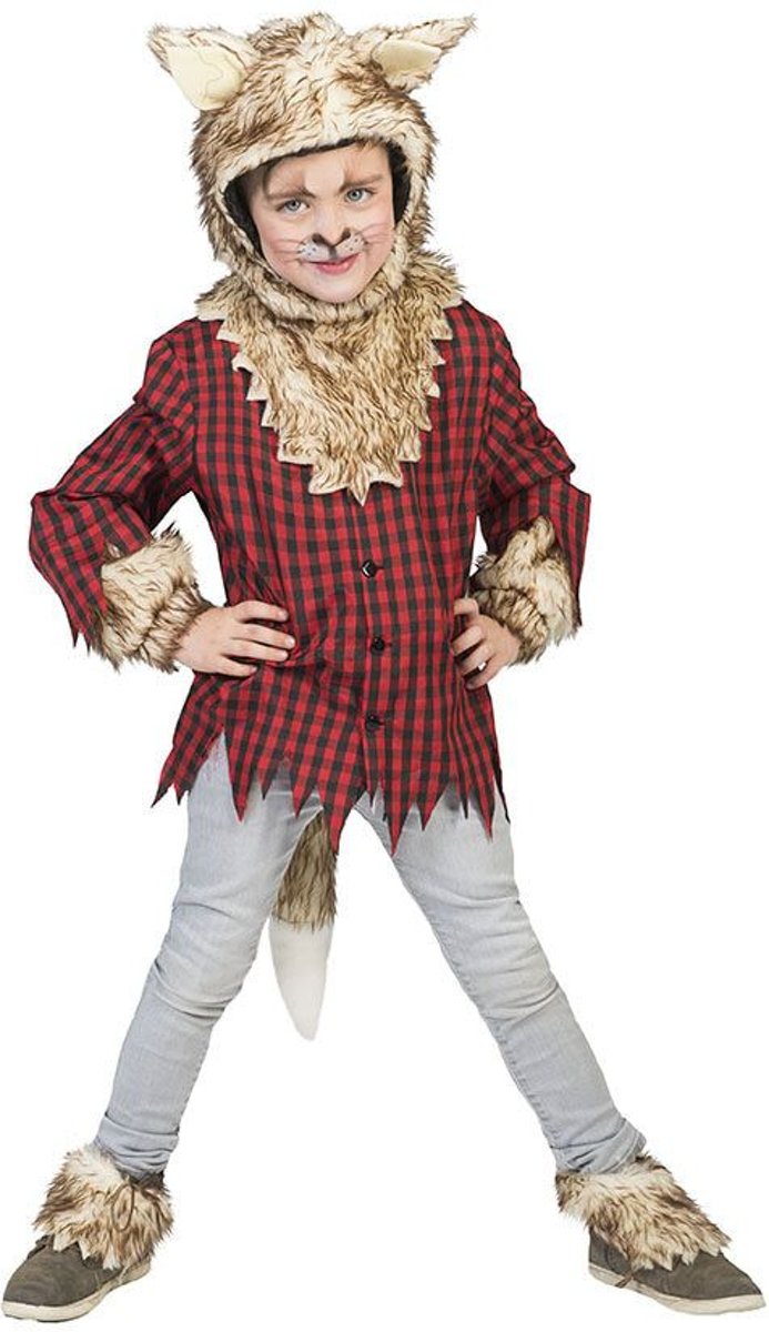 Weerwolf Kostuum | Wolf Weylyn | Jongen | Maat 164 | Halloween | Verkleedkleding